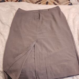 Lane Bryant Classic Gray Pencil Skirt